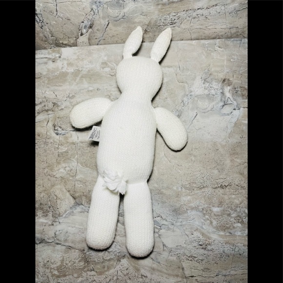 Vintage - Blossom Inspirations Knit Bunny -Plush Rabbit 12” Hand knitted in Peru - Picture 4 of 7